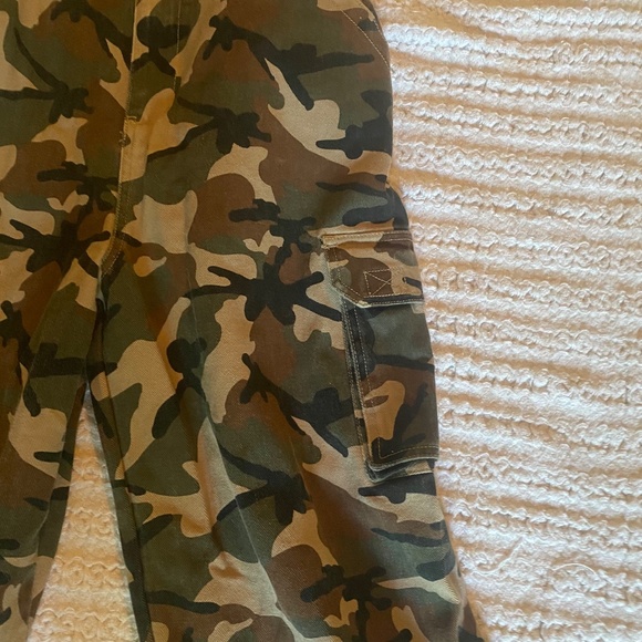 Men’s Camo Jean Overalls Size M Vintage NWOT - Picture 15 of 16